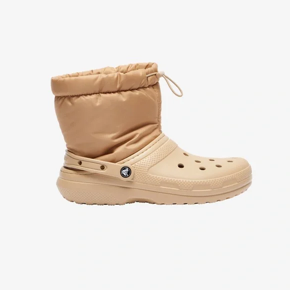 CROCS | Shoes | Crocs Classic Lined Neo Puff Boots Tan  display picture 1